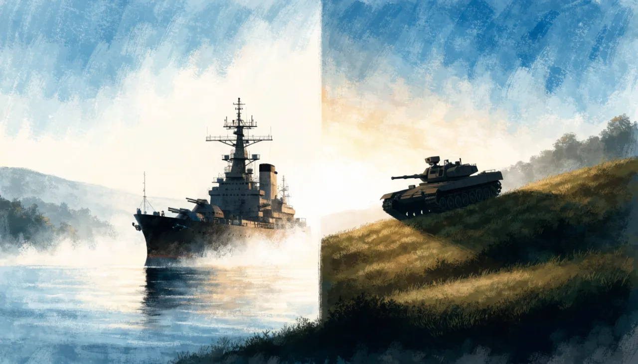 World of Warships vs World of Tanks Blitz: Slow Seas or Swift Armor?